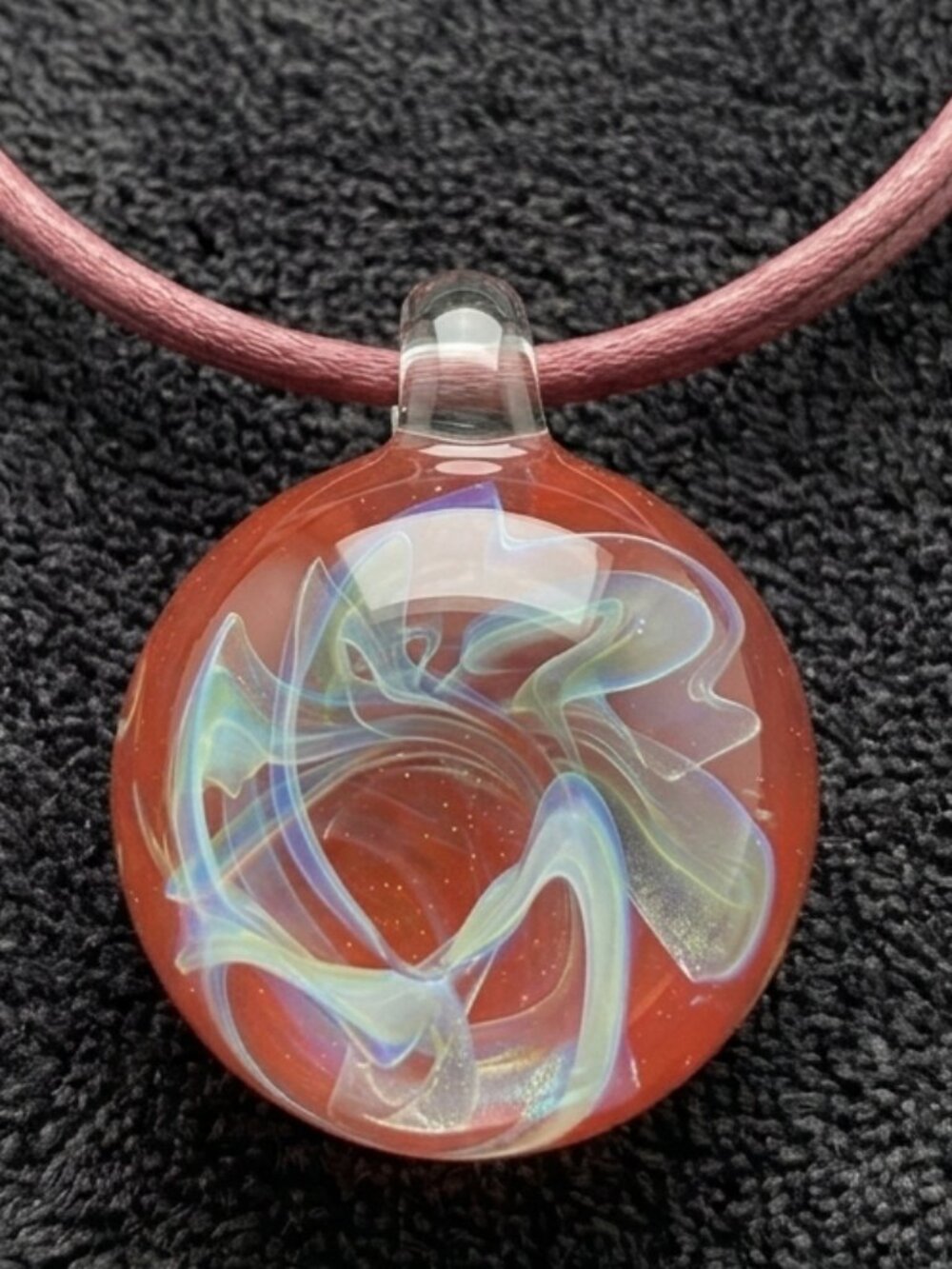 Handmade Blown Glass Pendant